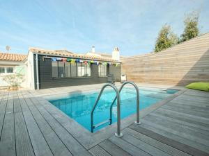 Villa à St-Martin-de-Ré avec piscine chauffée pour 6 pers., 3 chambres - FR-1-835-24