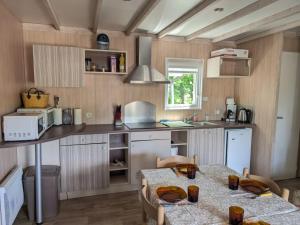 Mobil-home moderne dans la nature dAuvergne - FR-1-814-134