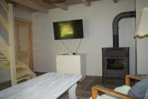 Domek nad rzeką Słupią z jacuzzi