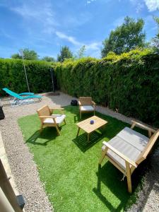 Mobil-home climatisé - Camping Montana 4 étoiles, golfe de Saint-Tropez