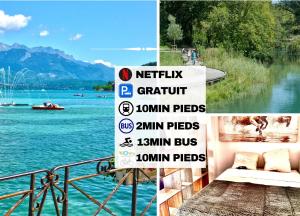 Annecy calme proche centre parking gratuit