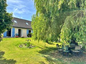 Maisons de vacances Le Bleu de B Bresse 4 etoiles : photos des chambres