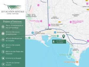 LB Vacation Rentals I Beautiful 2BR Apt, Renovated in 2025, La Croisette, Minutes from Beach and Palais