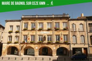 Appartements Bagnol Cosy- 3 personnes - 30 minutes Avignon : Appartement 1 Chambre