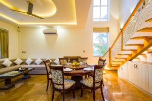 Alaya Stays Ramgarh Colonial-Style 2-BHK Villa Amidst the Hills with Private Pool & Garden