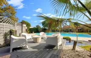 Villa pittoresque à Meschers-sur-Gironde, piscine privée