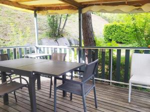 Appartements Spacieux et Cosy Mobil-Home pour 6 a 25min de St Etienne et Annonay au sein d-un charmant Camping : Mobile Home