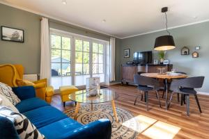 Ferienhaus Süderpiep – 4 individuelle Ferienwohnungen nahe Südstrand Ferienwohnung Seestern – stilvolles Erdgeschossdomizil mit Terrasse