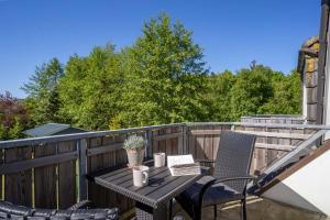 Ferienhaus Süderpiep – 4 individuelle Ferienwohnungen nahe Südstrand Ferienwohnung Möwe – stilvolle Maisonette für bis zu 4 Personen