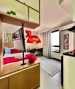 Studio TOKiO, c Ar Condicionado e Vaga de Garagem