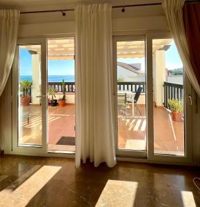 Beachfront Penthouse Apartment with Large Terrace and Breathtaking Sea Views close to Marbella Spain
