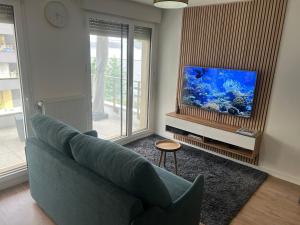 Appartements Superbe T2 proche de la Gare RER TGV Massy Palaiseau : photos des chambres