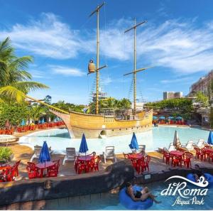 Spazzio Diroma Caldas Novas com acesso ao Acqua Park Splash Vulcão g