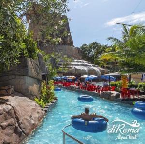 Spazzio Diroma Caldas Novas com acesso ao Acqua Park Splash Vulcão g