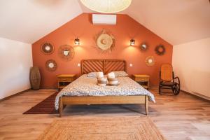 Maisons de vacances La Geroise & sa piscine : photos des chambres