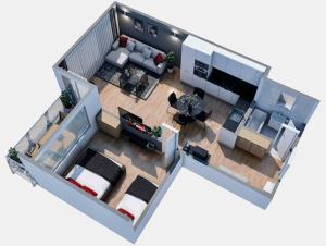 Spirit Apartments - Balkon - Bergsicht