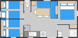 Campings Camping 3 etoiles - Piscine - ccaaafi : photos des chambres
