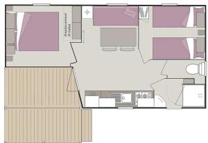 Campings Camping 3 etoiles - Piscine - ccbafeb : photos des chambres