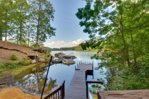 Lakefront Six Mile Vacation Rental w Dock