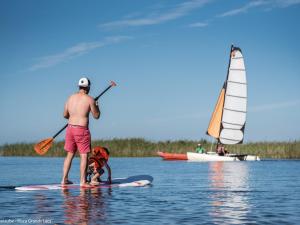 Maisons de vacances Maison avec Jardin pres du Lac de Gastes - 6 pers, Menage inclus, Ideale Familles - FR-1-319-407 : photos des chambres