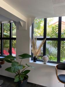 Maisons de vacances Loft 90m2 avec spa chauffe unique a Lyon : photos des chambres