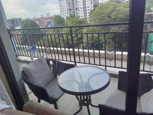 Smart furnished two bedroom apartment with swimming pool, fully equipped gym, private parking space ,children playground and unbeatable scenic city views