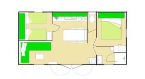 Campings Camping 3 etoiles - Piscine - ccbaddh : photos des chambres