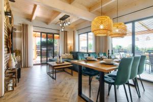 Całoroczny Domek Boho Lubniewice jezioro jacuzzi