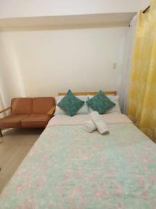 azure beach front view