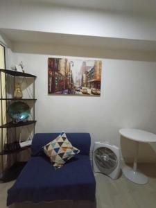 azure beach front view