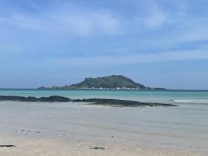 The house with beautiful natural winds and stone walls of Jeju