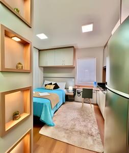 LiNDO Studio, com garagem e Ar Condicionado