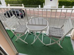 Le chti 100 m de la plage vue latérale mer