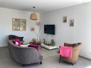 Maisons de vacances Stylish Villa in Sainte-Valiere : photos des chambres