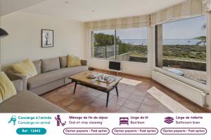 Maisons de vacances Les pieds dans l-eau pour 6 a Larvor : photos des chambres