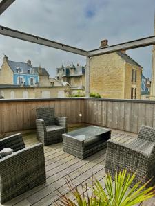 Appartements La Tourelle - Balcon vue mer et terrasse plein sud : photos des chambres