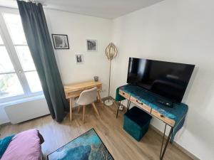 Appartements Montbel-appart-Le duplex jardin terrasse : photos des chambres