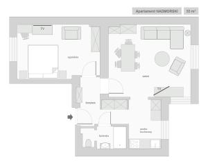 Sanhaus Apartments - NADMORSKI - Apartament z parkingiem 2 minuty od deptaka i plaży