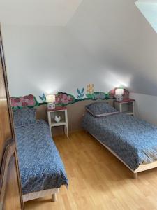 Chambre campagne et salle de bain privée