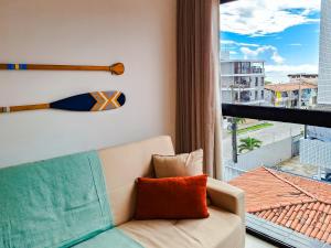 Apartamento de 1 quarto com piscina ao lado mar conforto e localização