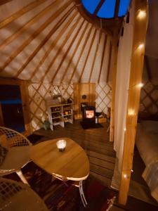 Tentes de luxe Yourte et son bain nordique : photos des chambres