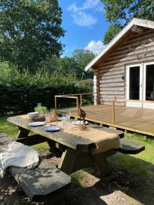 Knus boomstamhuisje op de Schatberg - nabij Toverland