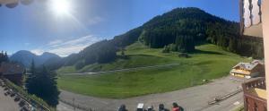 Appartements Edelweiss, Studio 5 pers, balcon sud est, vue sur les montagnes : photos des chambres