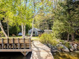 Cabin and Canvas Lakefront Retreat family beach 1dog fire pit