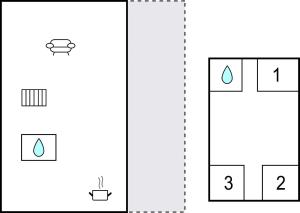 Maisons de vacances 3 Bedroom Beautiful Home In Charnois : photos des chambres