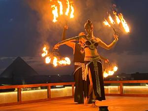 Golden mask pyramids inn