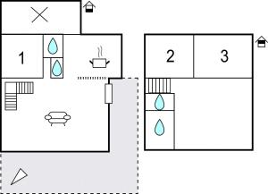 Maisons de vacances 3 Bedroom Cozy Home In Lamballe-Armor : photos des chambres
