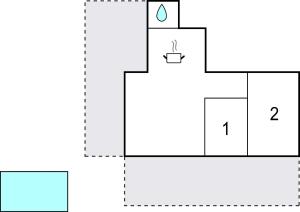 Maisons de vacances 2 Bedroom Cozy Home In Salavas : photos des chambres