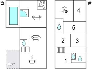 Maisons de vacances Amazing Home In St-Hilaire-Le-Chateau : photos des chambres