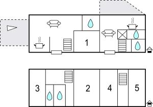 Maisons de vacances Beautiful Home In Erdeven With Wifi : photos des chambres